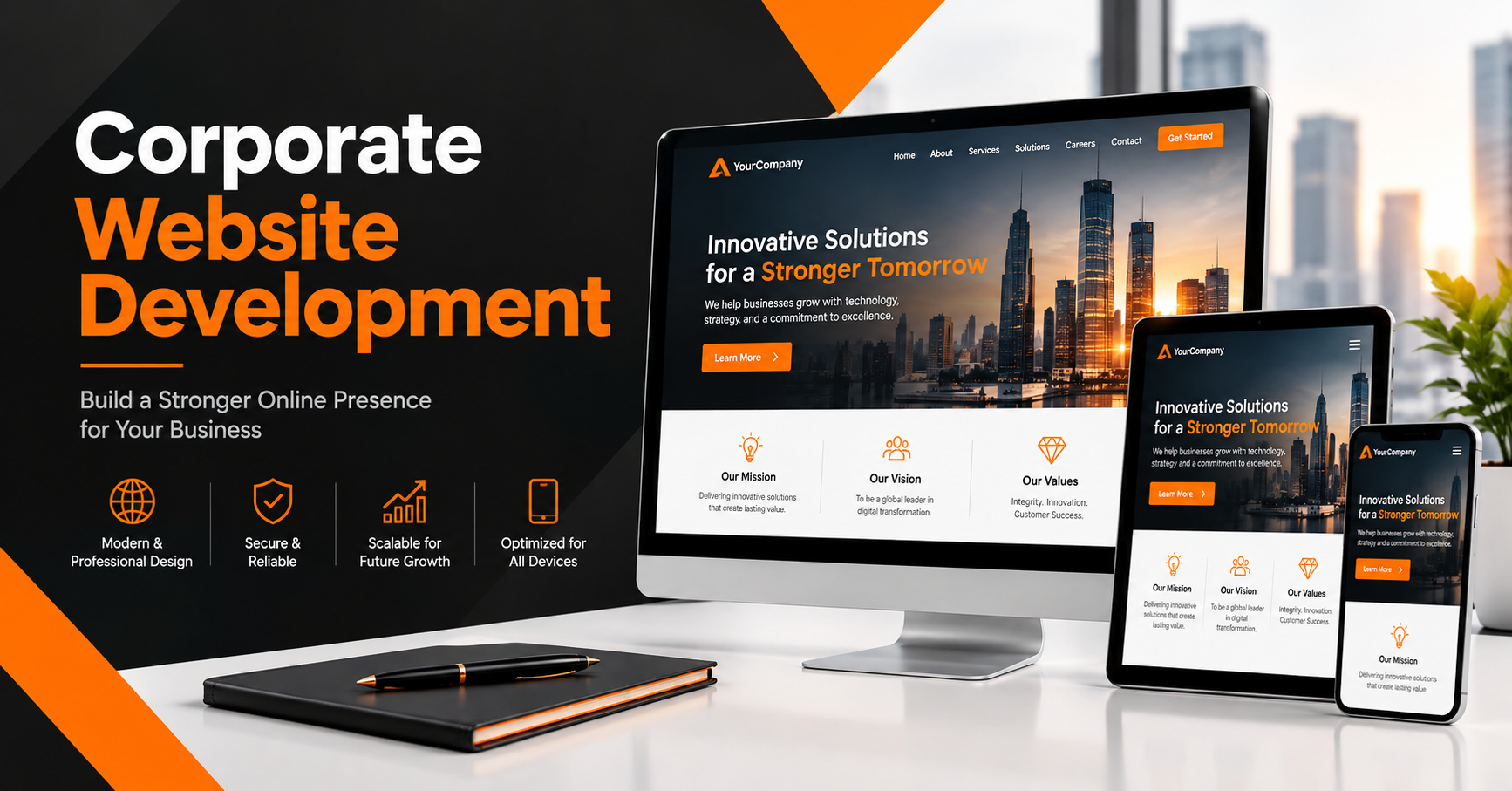 Dealing Large Corporate Website Development