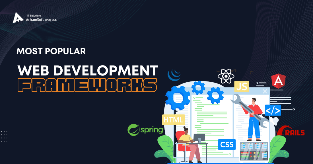 Most popular web development frameworks